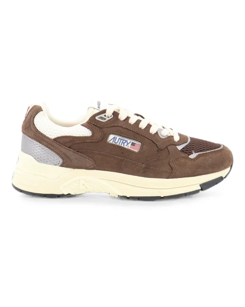 AUTRY Hyperway Low mesh-panel sneakers - Braun Braun