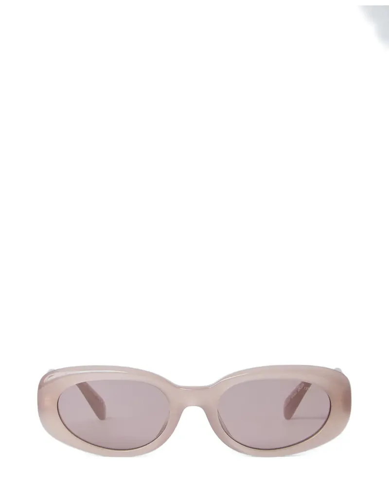 Miu Miu oval-frame sunglasses - Nude Nude