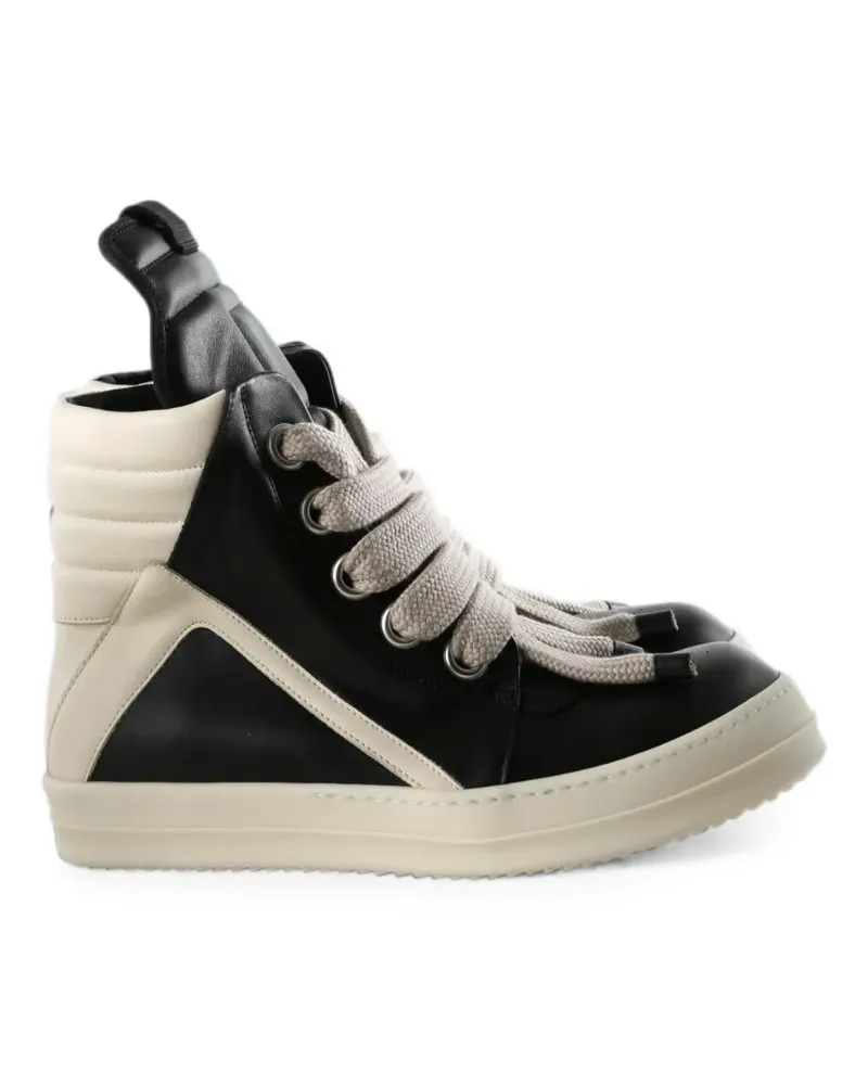 Rick Owens Jumbolace Geobasket High-Top-Sneakers - Schwarz Schwarz
