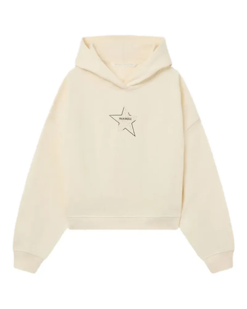 Palm Angels Hoodie mit Sterne-Print - Nude Nude