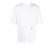 T-Shirt mit Waffelstrick-Muster