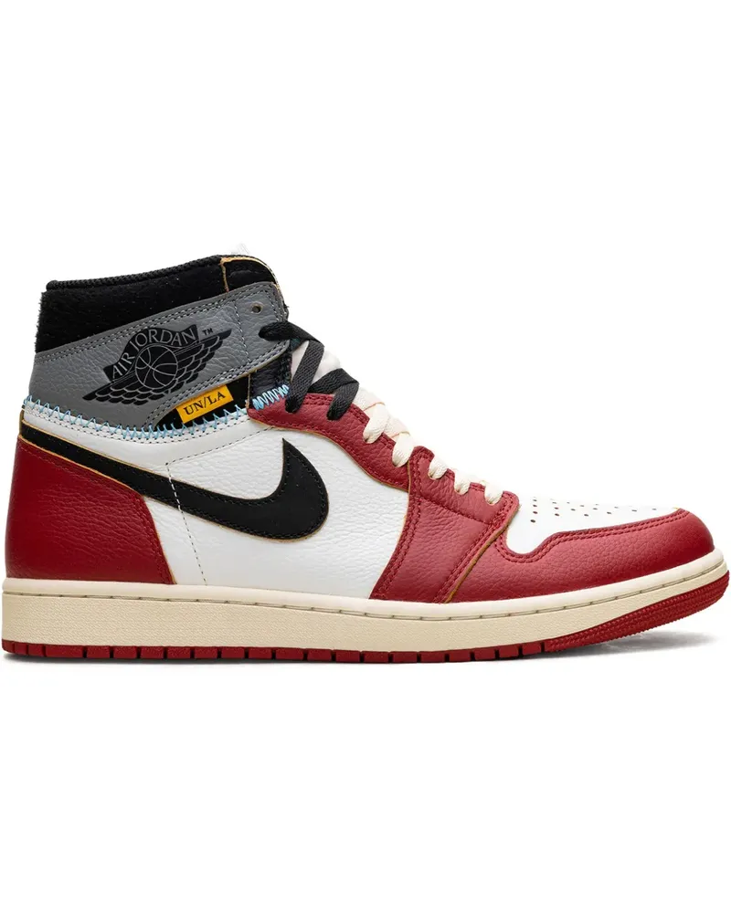 Jordan x Union LA Air  1 Retro High OG "Chicago - Varsity Red/Black/Sail/Shadow Grey/Muslin" Sneakers - Weiß Weiß