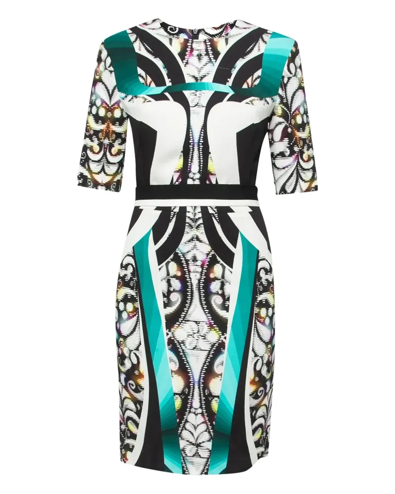 Peter Pilotto Pre-owned Gemustertes Kleid - Weiß Weiß