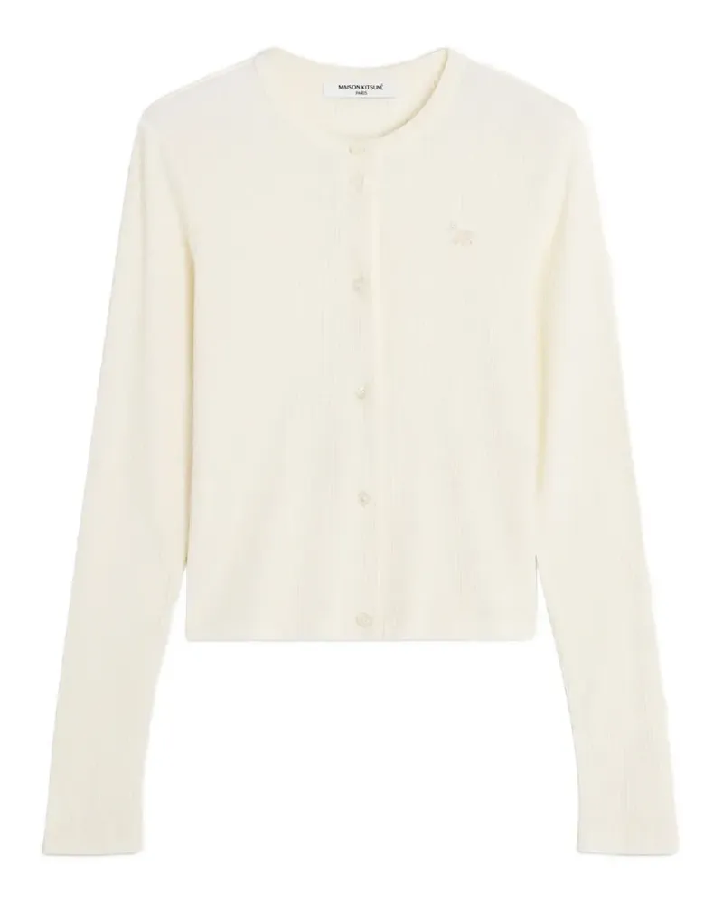 Kitsuné buttoned cardigan - Nude Nude