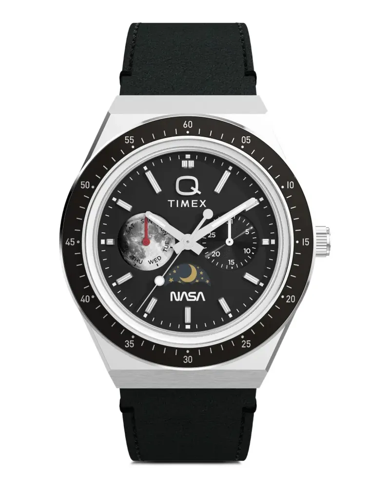 Timex x NASA Q 40mm watch - Schwarz Schwarz