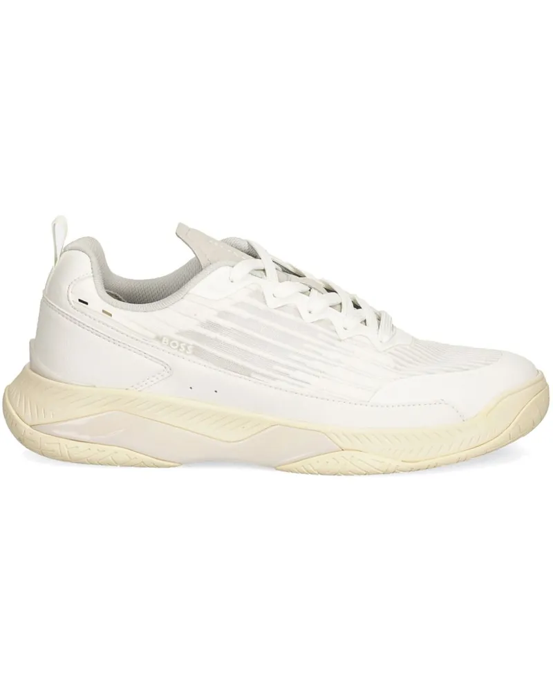 HUGO BOSS Sneakers mit Einsätzen - Weiß Weiß