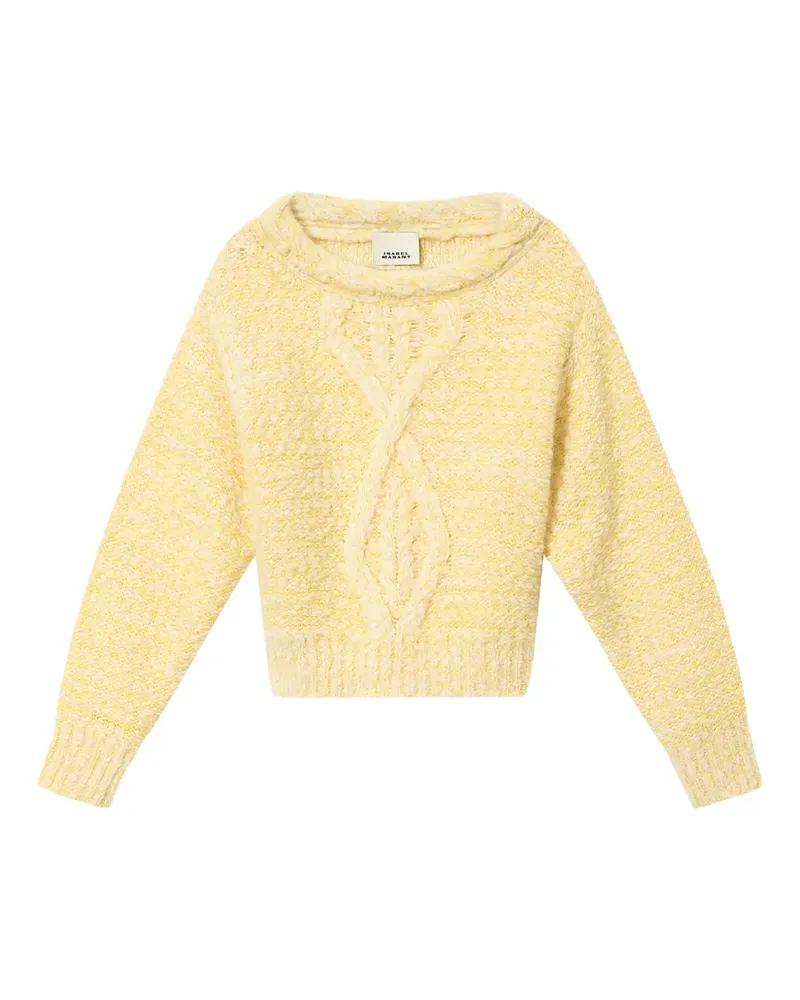 Isabel Marant Dorota Pullover mit Zopfmuster - Gelb Gelb
