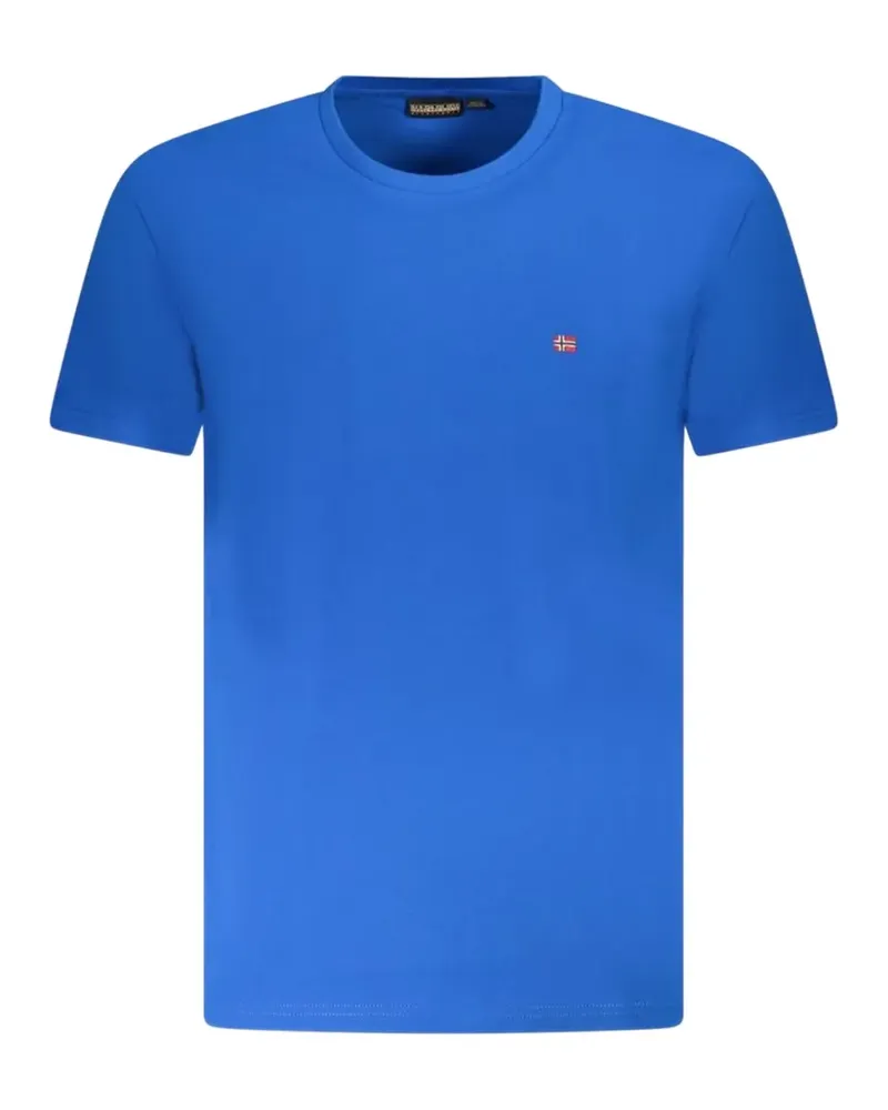 Napapijri logo-patch t-shirt - Blau Blau