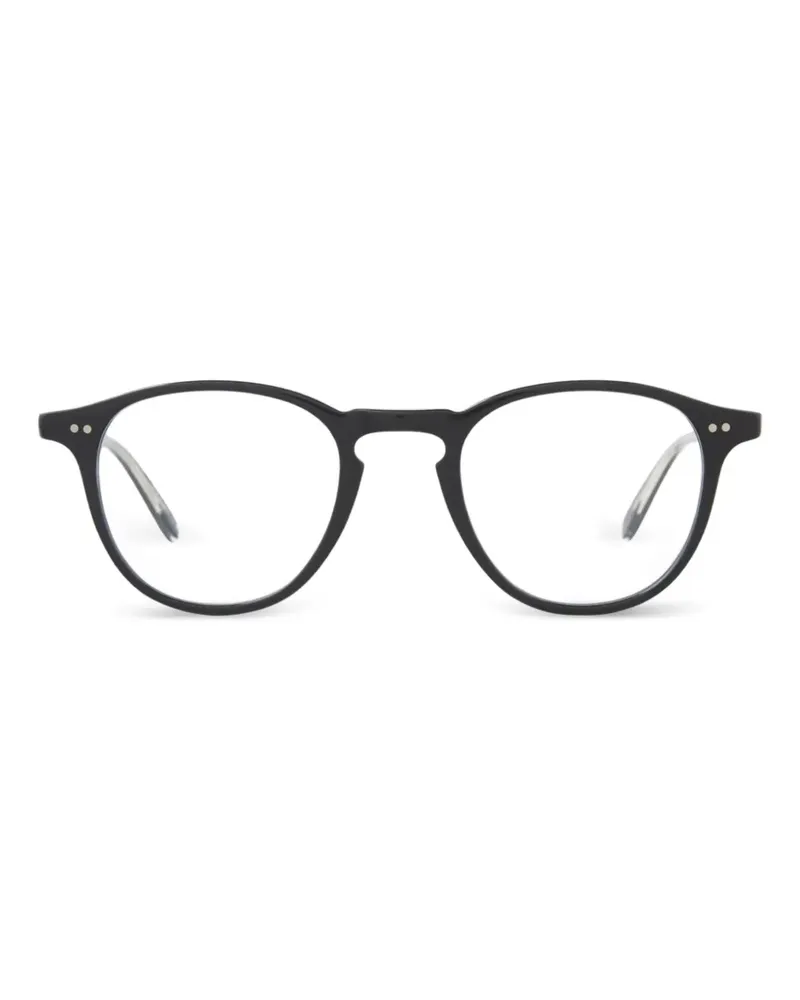 Garrett Leight Hampton Brille mit rundem Gestell - Schwarz Schwarz