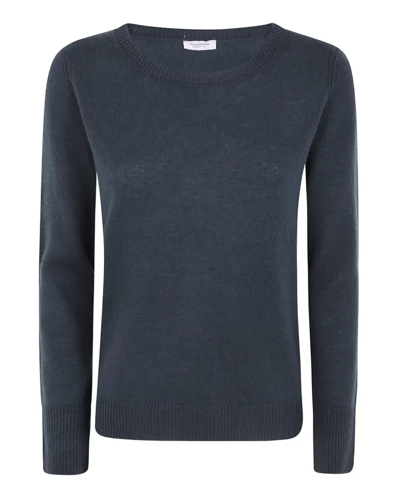 ROSSOPURO fine-knit cashmere sweater - Blau Blau