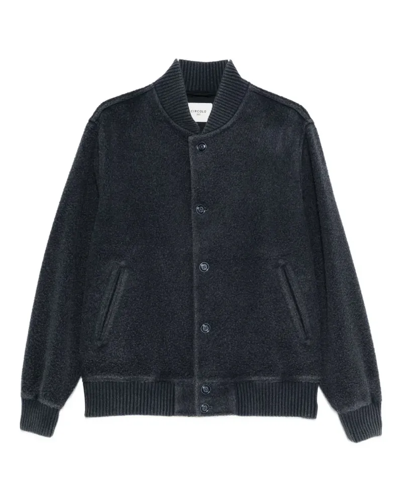 CIRCOLO 1901 buttoned bomber jacket - Blau Blau