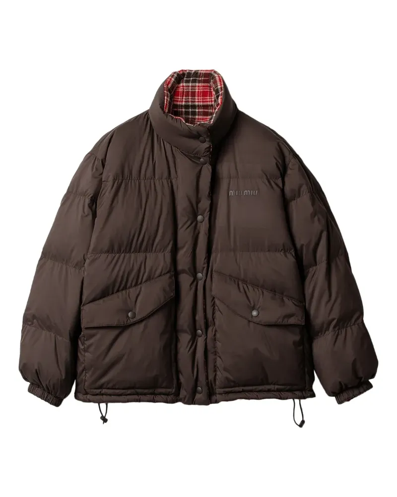 Miu Miu Wendbare Steppjacke - Braun Braun