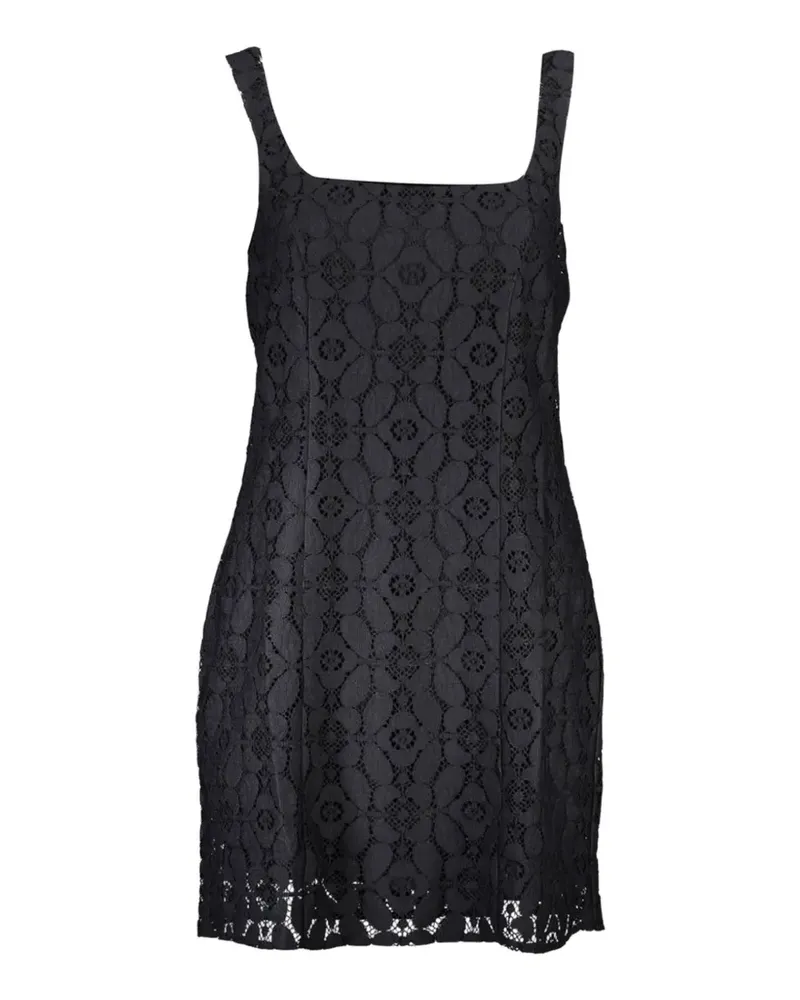 Desigual square-neck sleeveless mini dress - Schwarz Schwarz