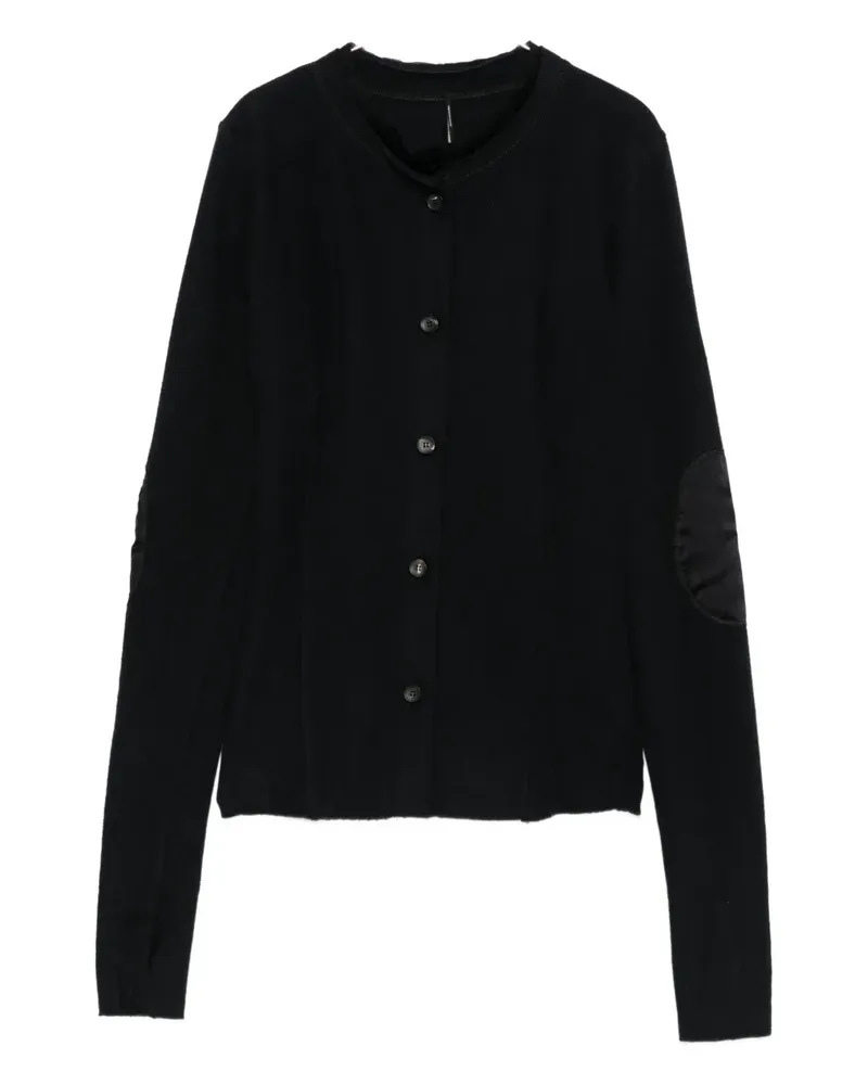 Masnada button-up fitted jacket - Schwarz Schwarz