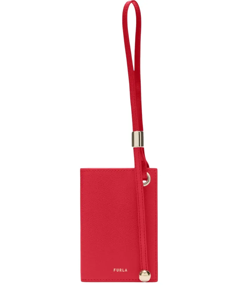 Furla Laura Kartenetui mit Riemen - Rot Rot