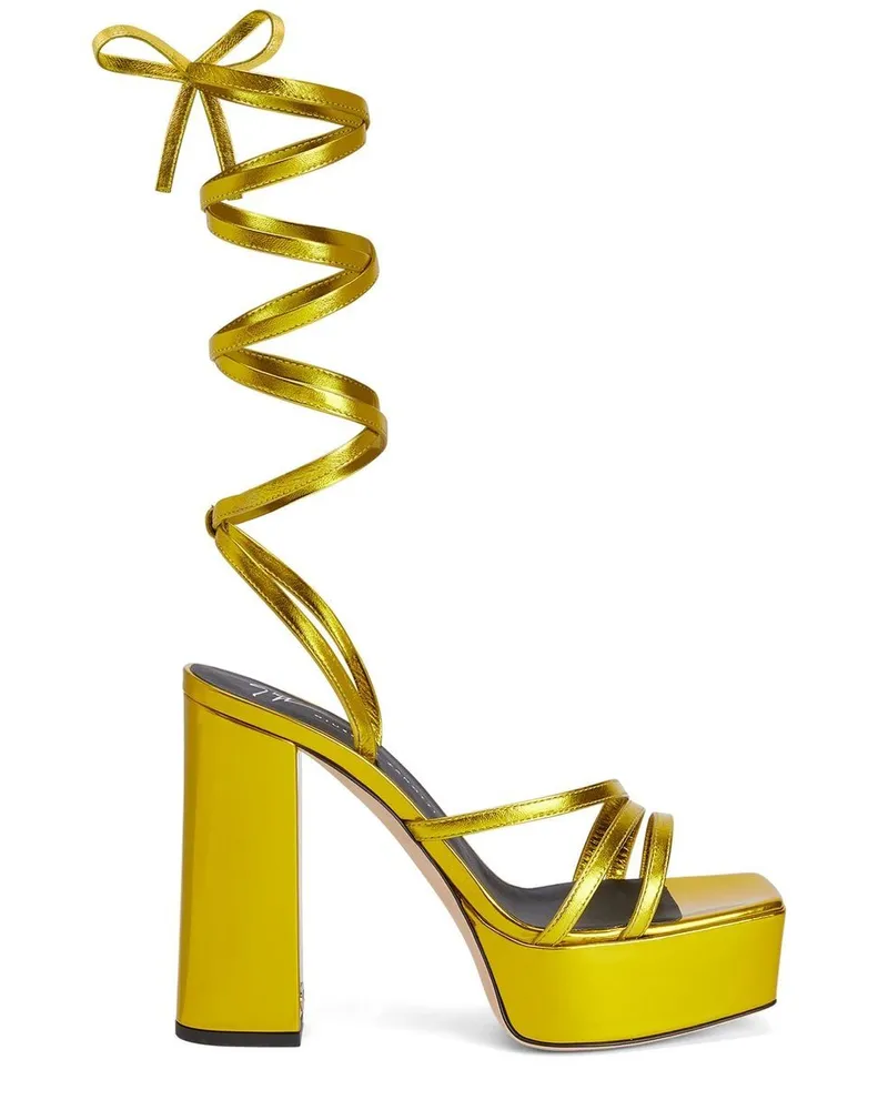 Giuseppe Zanotti Flavienne Plateau-Sandalen 120mm - Gold Gold
