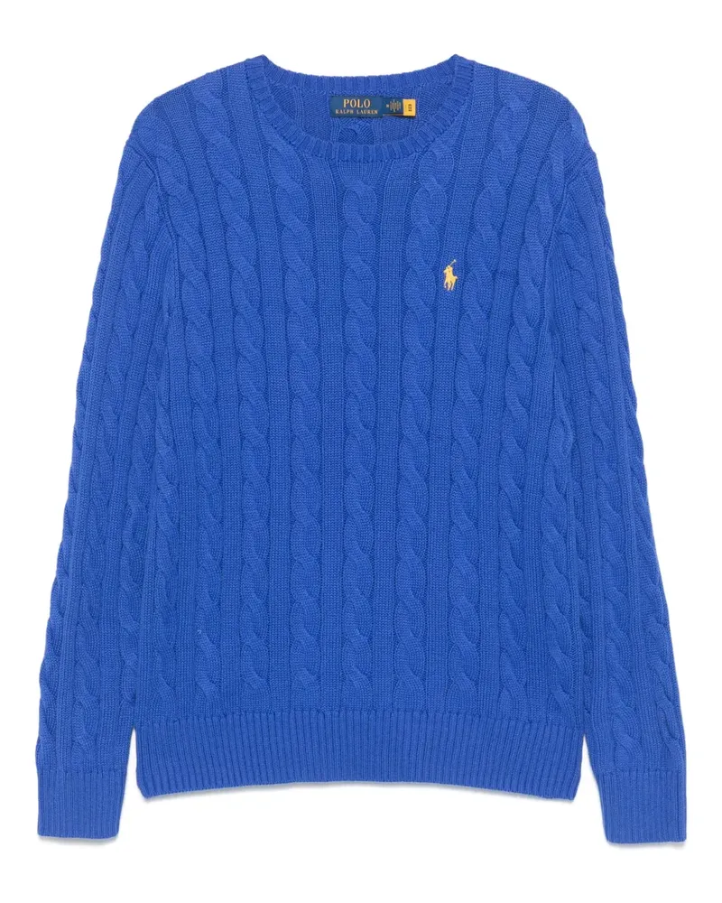 Ralph Lauren Pullover mit Polo Pony-Stickerei - Blau Blau