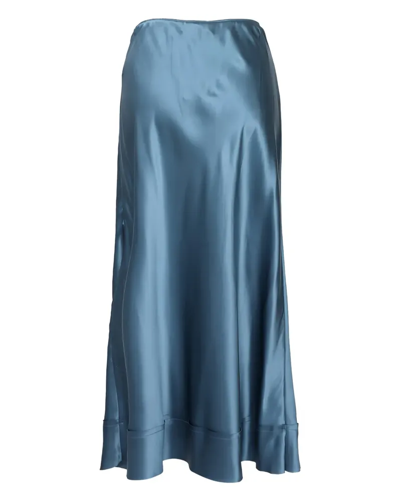 Lee Mathews Stella Midirock aus Satin - Blau Blau