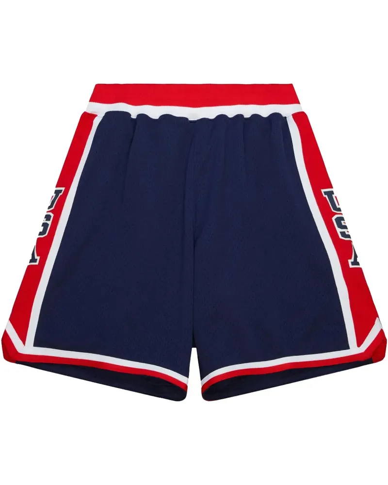 Mitchell & Ness NBA USA 1984 "USA" Shorts - Blau Blau
