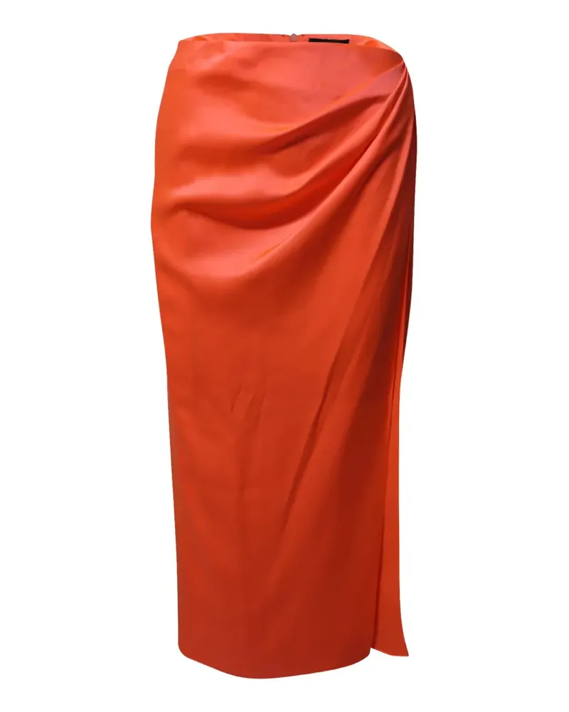 David Koma draped skirt - Orange Orange