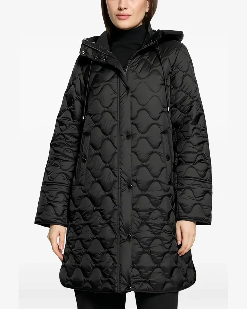 Betty Barclay quilted hooded coat - Schwarz Schwarz