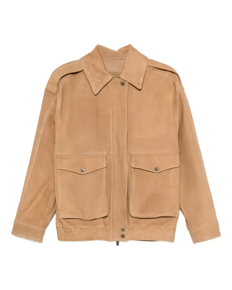 Salvatore Santoro Jacke aus Leder - Nude Nude