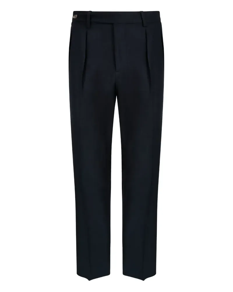 Boglioli Hose mit Faltentaschen - Blau Blau