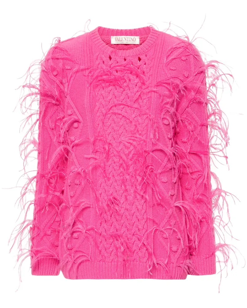 Valentino Garavani Gestrickter Pullover - Rosa Rosa