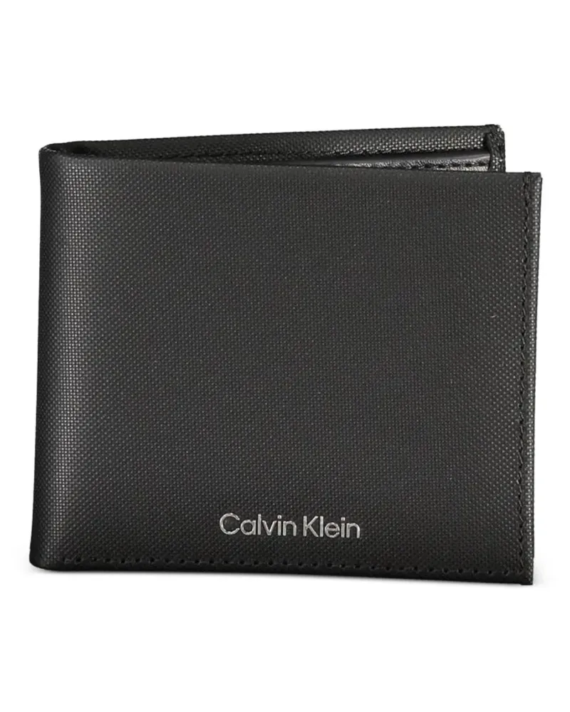 Calvin Klein logo-print bifold wallet - Schwarz Schwarz