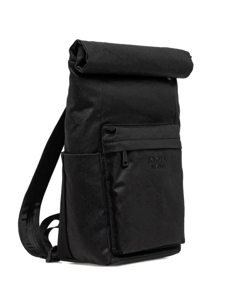 JOOP! Rucksack mit Rollverschluss - Schwarz Schwarz