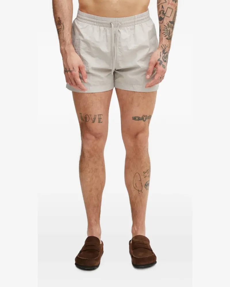 Maison Margiela Badeshorts mit Kordelzug - Nude Nude