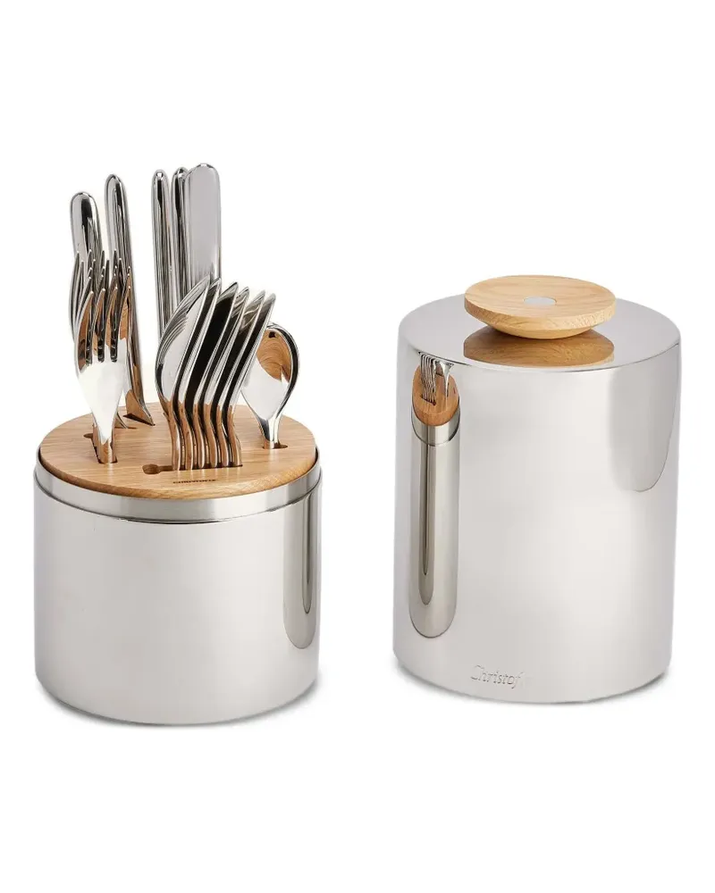 Christofle Essential Box Besteck-Set (24 Stück) - Silber Silber