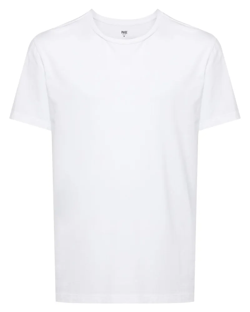 Paige Cash T-Shirt mit rundem Ausschnitt - Weiß Weiß