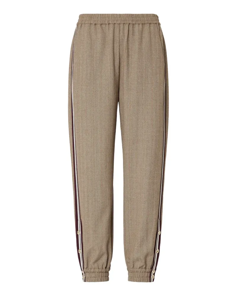 Liu Jo jogging pants with side tape - Nude Nude