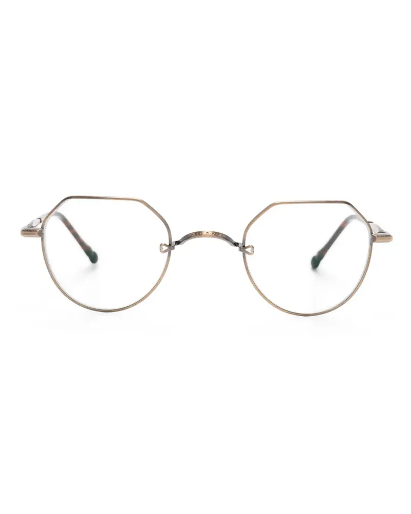 MATSUDA Brille mit Panto-Gestell - Braun Braun