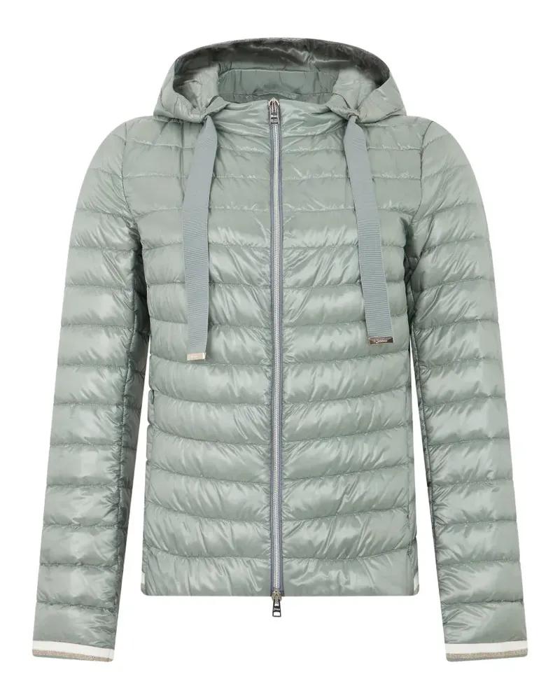 Herno Gefütterte Kapuzenjacke - Grün Grün