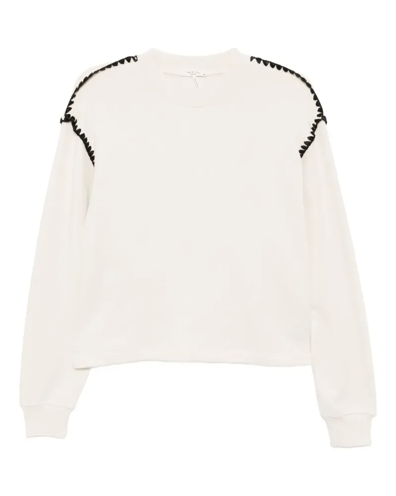 Rag & Bone Sweatshirt mit Frottee-Decke - Nude Nude