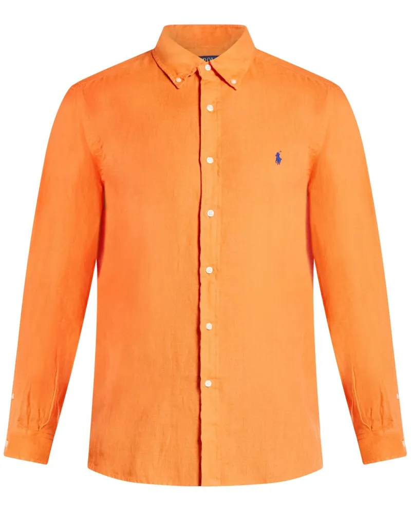 Ralph Lauren Hemd mit Polo Pony - Orange Orange