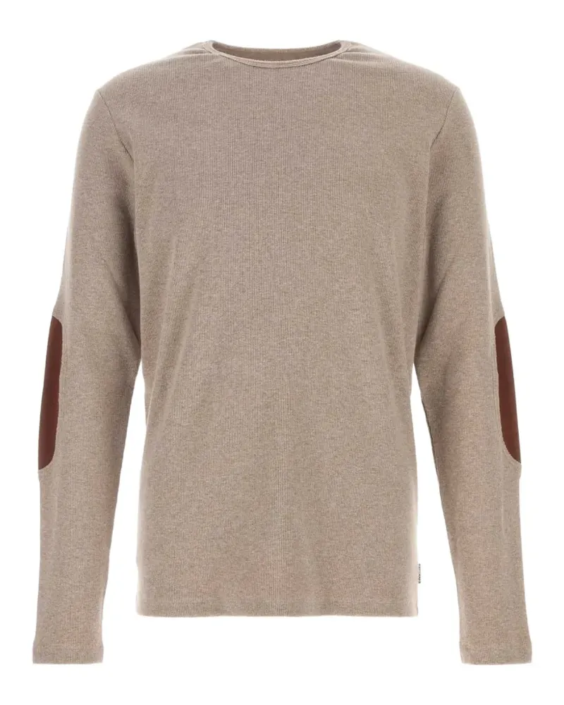 Maison Margiela elbow-patch ribbed sweater - Nude Nude