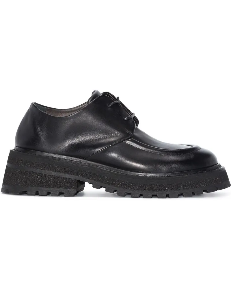 Marsèll Derby-Schuhe mit geriffelter Sohle - Schwarz Schwarz