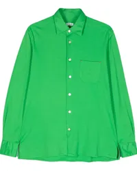 Kiton Klassisches Langarmshirt Grün