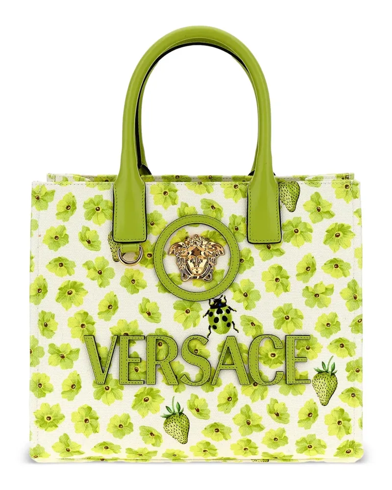 Versace Handtasche mit Medusa - Weiß Weiß