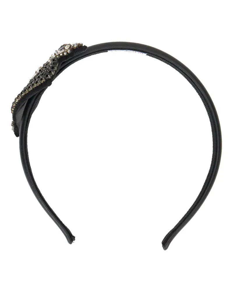 Valentino Garavani heart-motif headband - Schwarz Schwarz