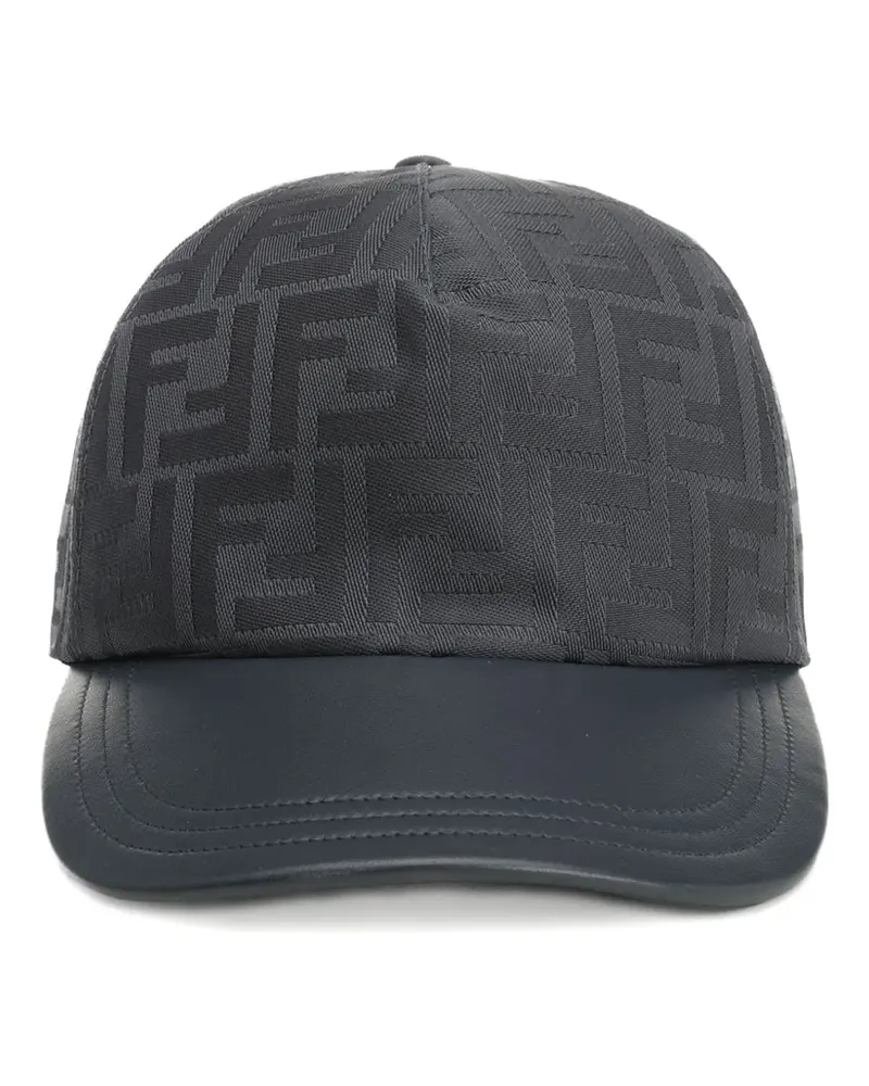 Fendi FF-jacquard baseball cap - Schwarz Schwarz