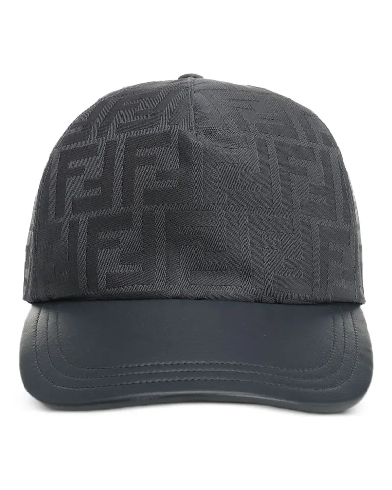 Fendi FF-jacquard baseball cap - Schwarz Schwarz