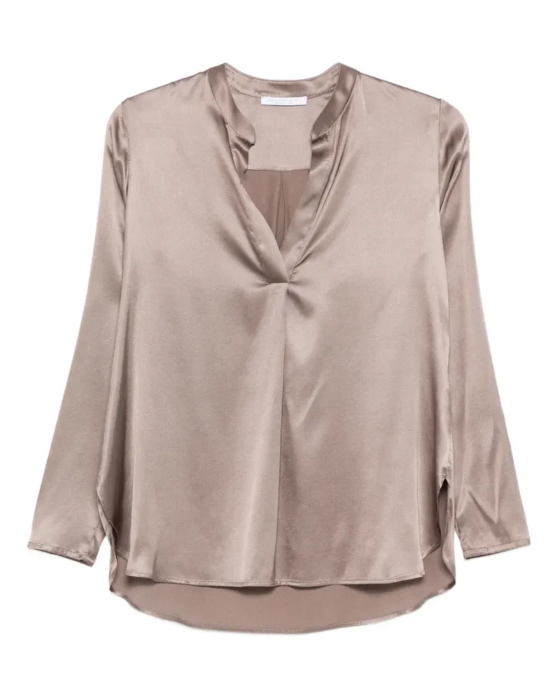 CENERE GB Hemd mit V-Ausschnitt - Nude Nude