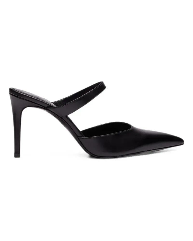 Stuart Weitzman Stuart Power pointed-toe mules - Schwarz Schwarz