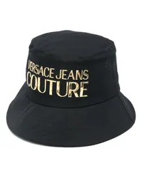 Versace Jeans Fischerhut mit vorstehendem Logo Schwarz