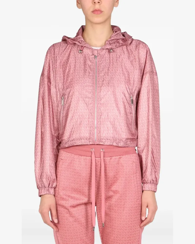 Michael Kors Kapuzenjacke mit Muster - Rosa Rosa