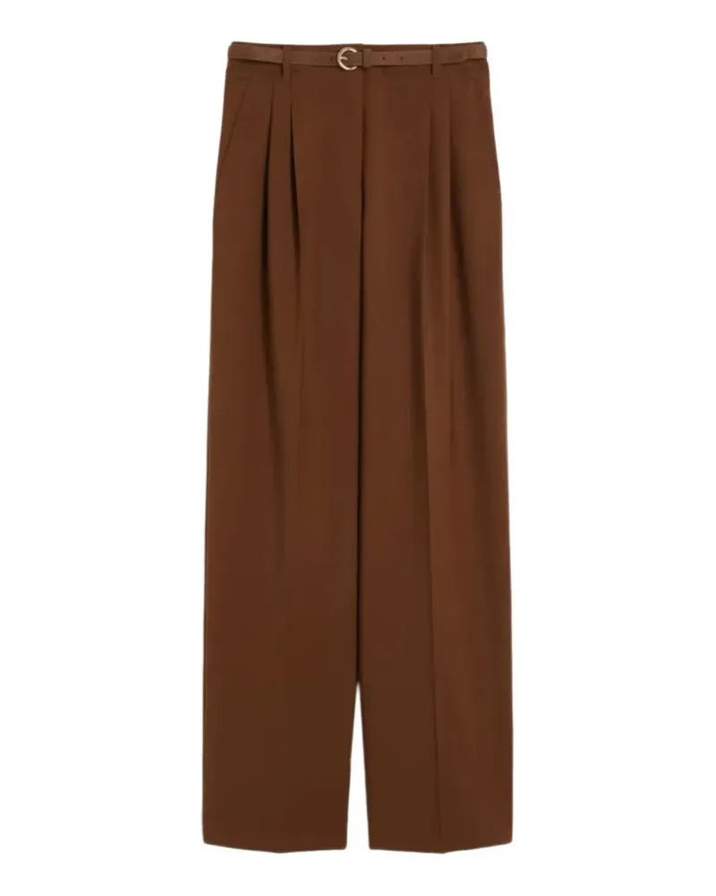 Max Mara belted trousers - Braun Braun